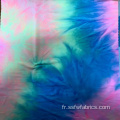 Tissu polyester spandex Jersey personnalisé Tie Dye